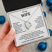To my Wife - Forever Love Necklace - detail 2