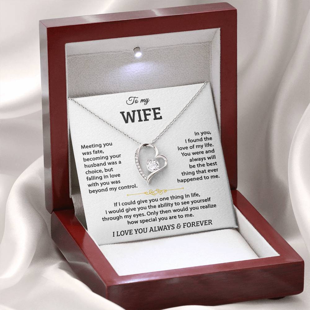 To my Wife - Forever Love Necklace - detail 5