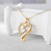 To my Love necklace - Silver detail