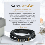 To my Grandson bracelet