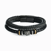 To my Grandson bracelet detail