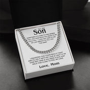 To my Son - Cuban Chain Necklace - detail 3