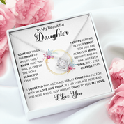 To my Beautiful Daughter - Love Knot Necklace - detail 3