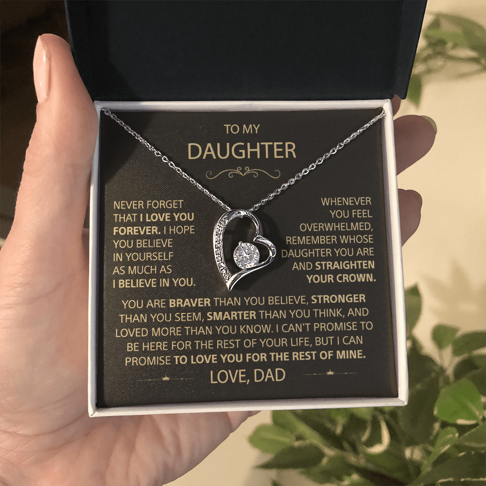 To my Daughter - Forever Love Necklace - detail 2