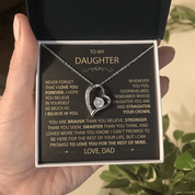 To my Daughter - Forever Love Necklace - detail 2