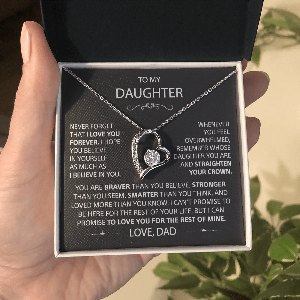 To my Daughter - Forever Love Necklace - detail 2