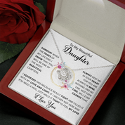 To my Beautiful Daughter - Love Knot Necklace - detail 6