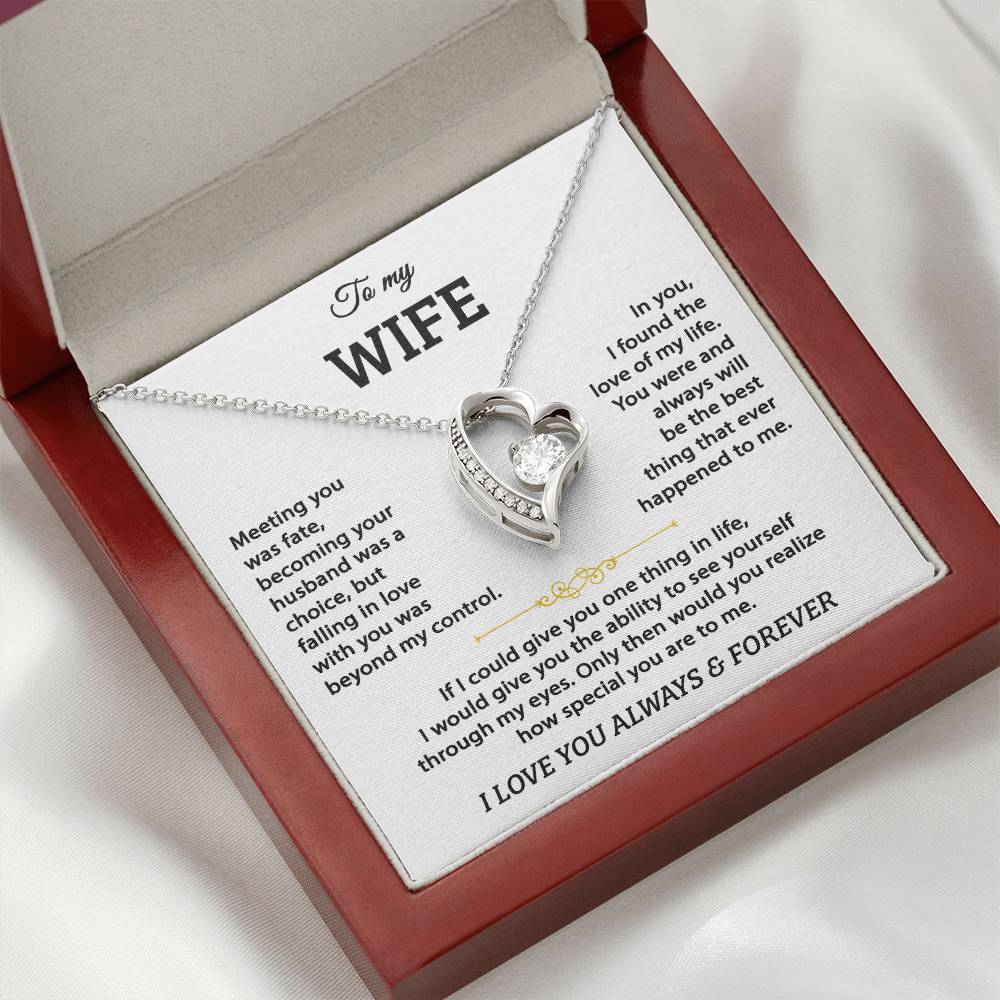 To my Wife - Forever Love Necklace - detail 6