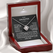 To my Daughter - Love Knot Necklace - detail 5