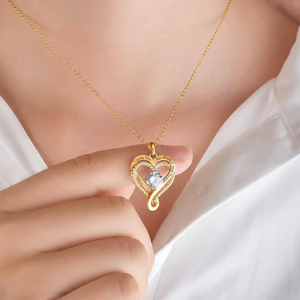To my Love necklace - Gold detail