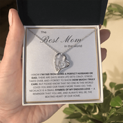 The Best Mom in the World - Heart Necklace