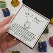 The Best Mom in the World - Heart Necklace