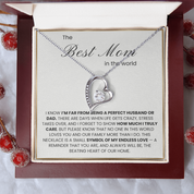 The Best Mom in the World - Heart Necklace
