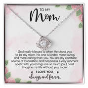 To my Mom - Love Knot Necklace