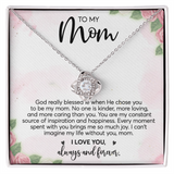 To my Mom - Love Knot Necklace