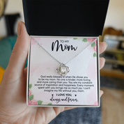 To my Mom - Love Knot Necklace