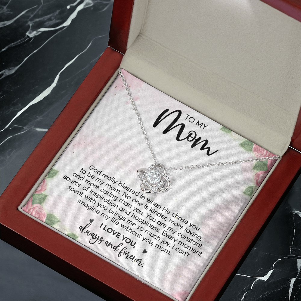 To my Mom - Love Knot Necklace