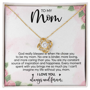 To my Mom - Love Knot Necklace