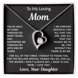 To my Loving Mom - Forever Love Necklace