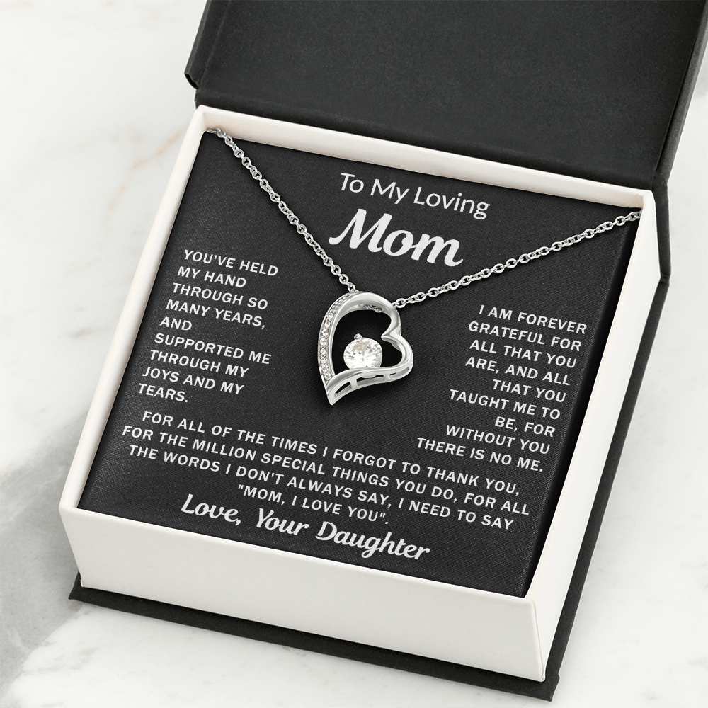 To my Loving Mom - Forever Love Necklace