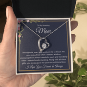 To my Amazing Mom - Forever Love Necklace