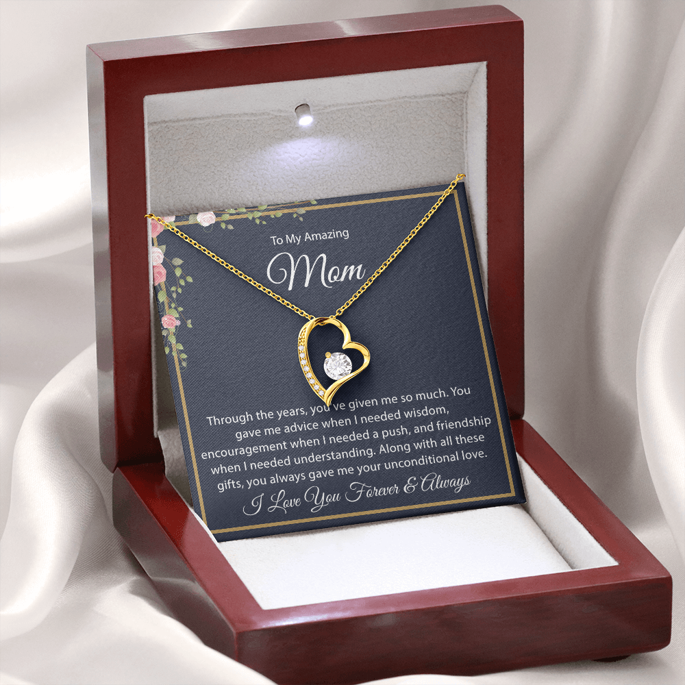 To my Amazing Mom - Forever Love Necklace