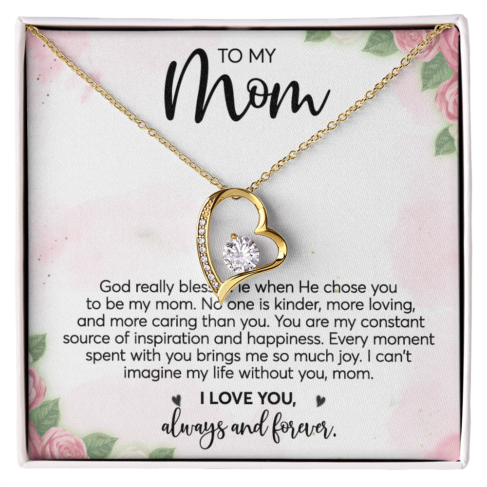 To my Mom - Forever Love Necklace