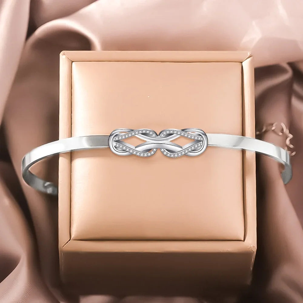 To my Daughter - Infinity Bangle Bracelet