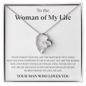 To the Woman of My Life - Forever Love Necklace