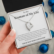To the Woman of My Life - Forever Love Necklace