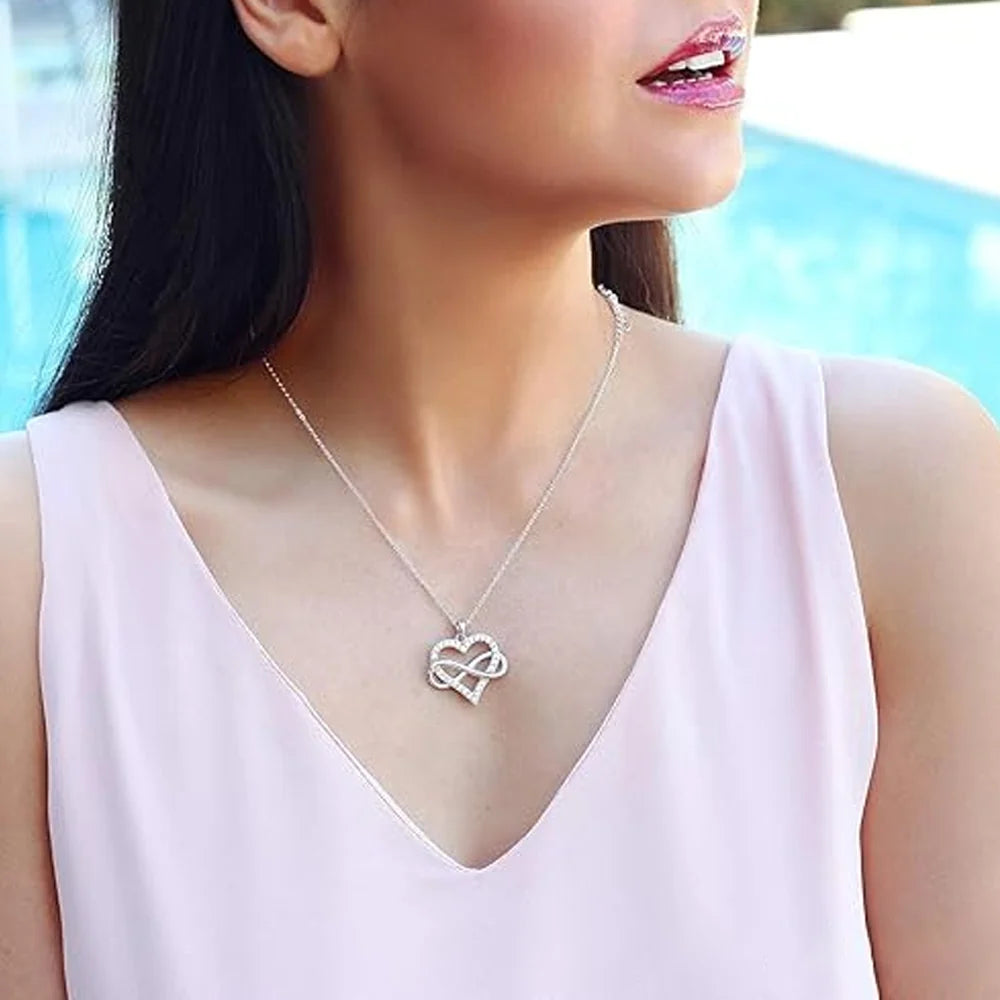 To my Daughter - Infinity Heart Necklace