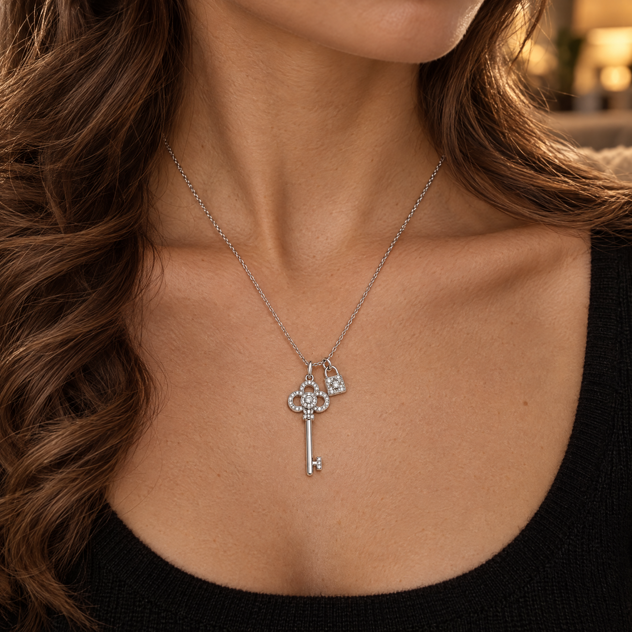 To my Queen - Key Necklace