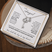 To my Angel - Key Necklace