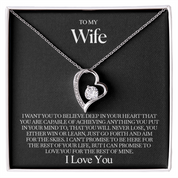 To my Wife - Forever Love Necklace