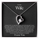 To my Wife - Forever Love Necklace