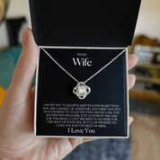 To my Wife - Love Knot Necklace