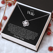 To my Wife - Love Knot Necklace