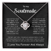To my Soulmate - Love Knot Necklace