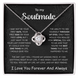To my Soulmate - Love Knot Necklace