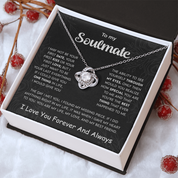 To my Soulmate - Love Knot Necklace