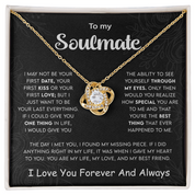To my Soulmate - Love Knot Necklace