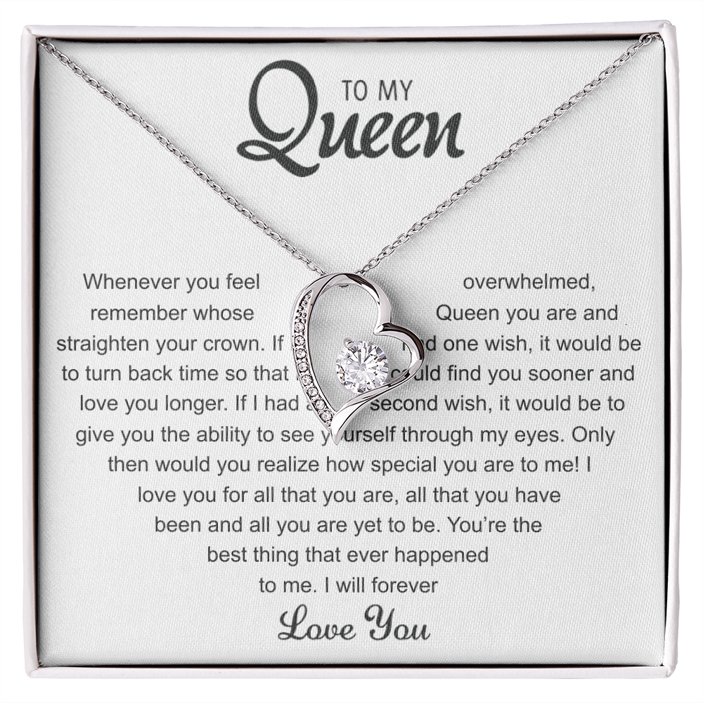 To my Queen - Forever Love Necklace