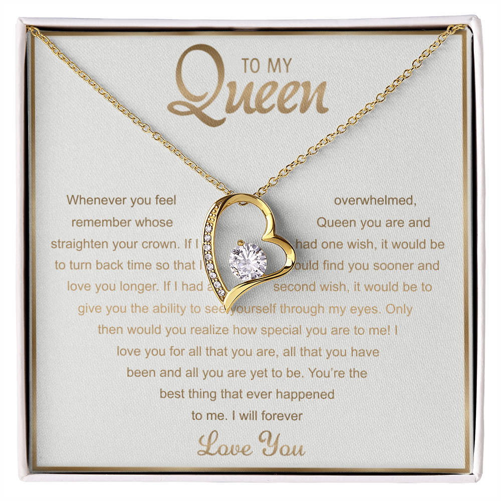 To my Queen - Forever Love Necklace
