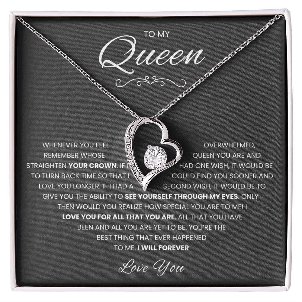 To my Queen - Forever Love Necklace