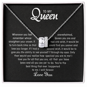 To my Queen - Eternal Rings Necklace