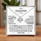 To my Daughter - Endless Love Necklace