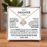 To my Daughter - Endless Love Necklace