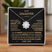 To my Daughter - Sunflower Necklace