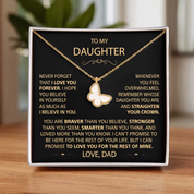 To my Daughter - Butterfly Necklace