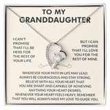 To my Granddaughter - Forever Love Necklace